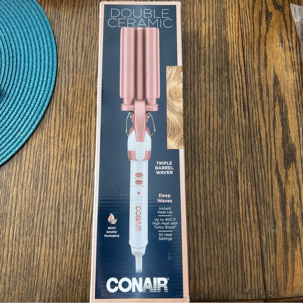 Conair Rose Gold Triple Barrel Waver